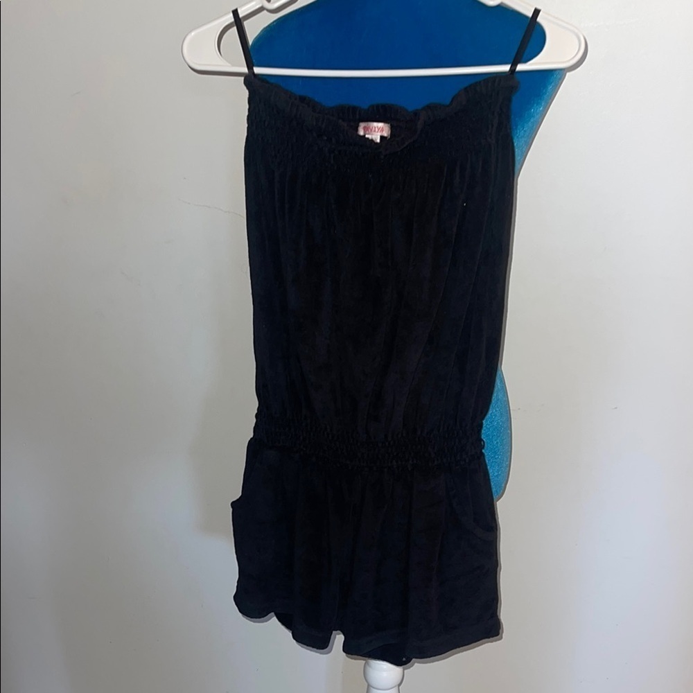Raviya Black Romper